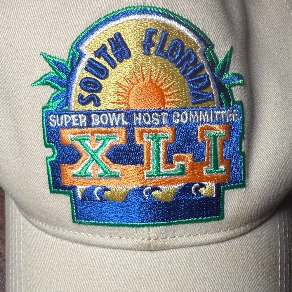 Vintage 2007 Super Bowl XLI Host Committee Hat Miami Dolphins - Picture 8 of 10